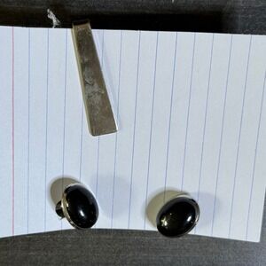 Cufflinks Tie Clip Set Vintage Style‎ Formal Wear Accessories
